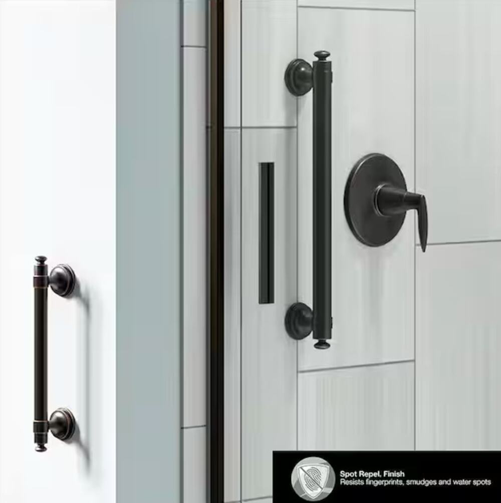 Kohler Carmichael 9 in. Grab Bar in Oil-Rubbed Bronze